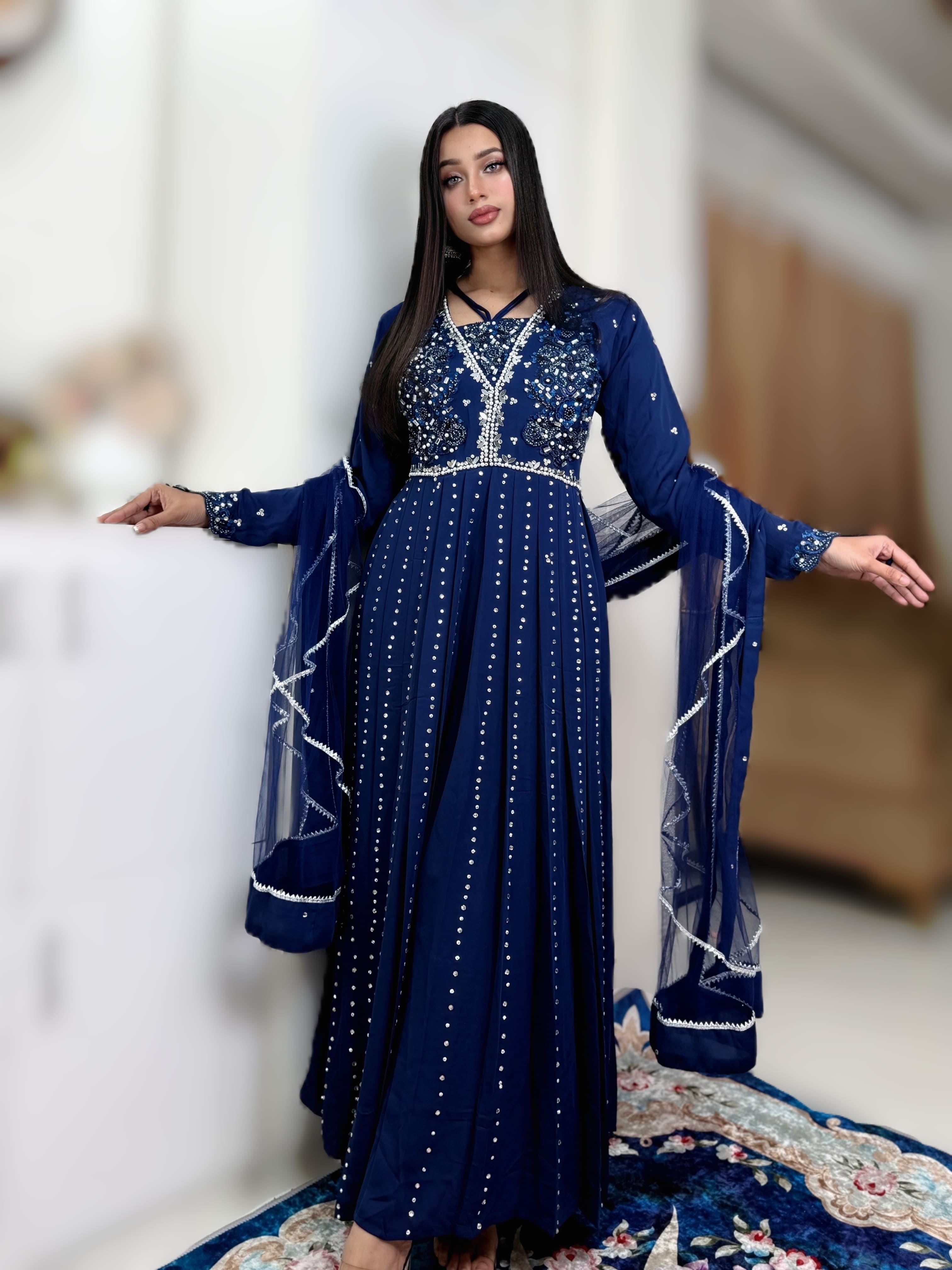 Pori gown Blue