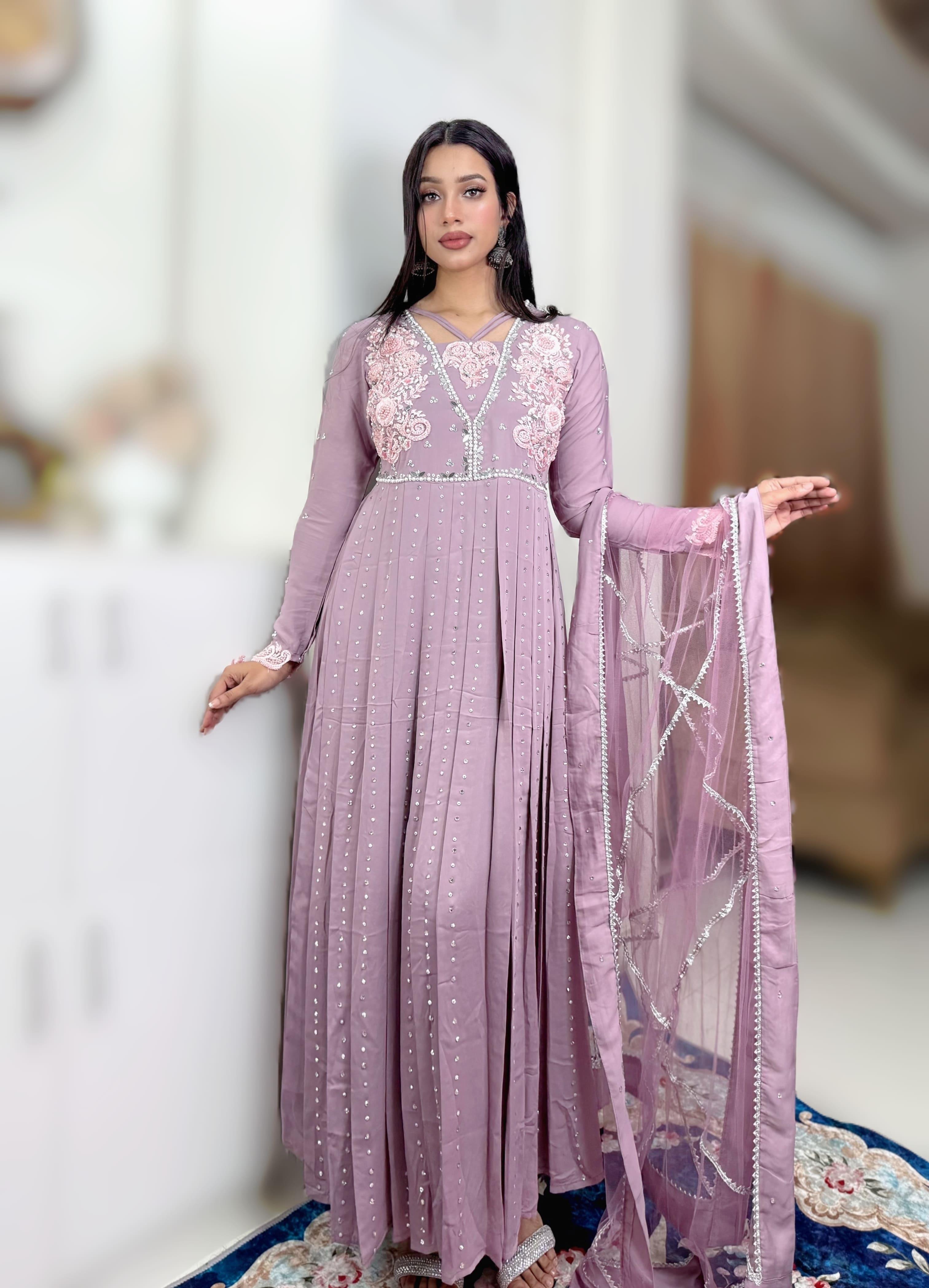 Pori gown Dusty
