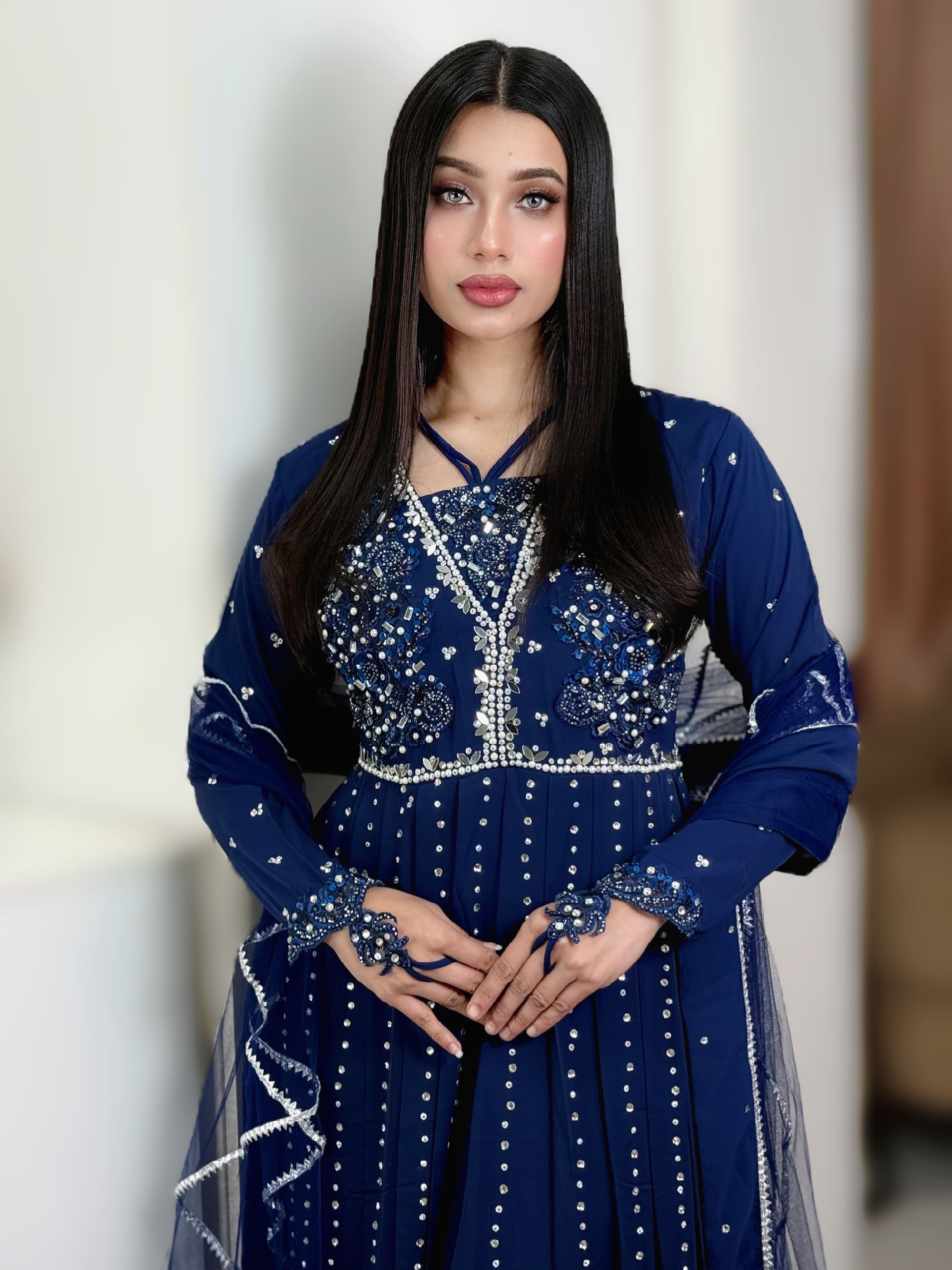 Pori gown Blue