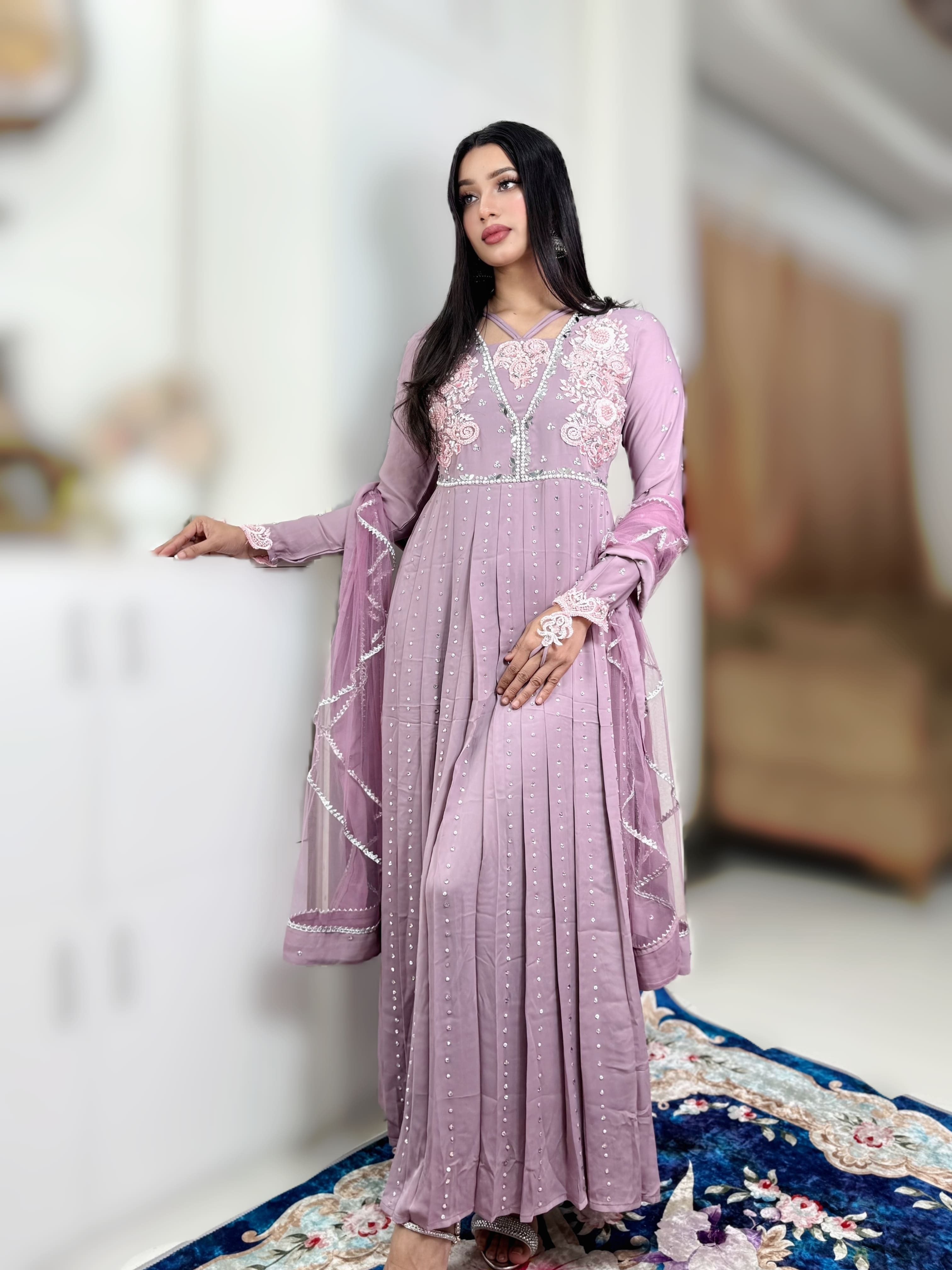 Pori gown Dusty