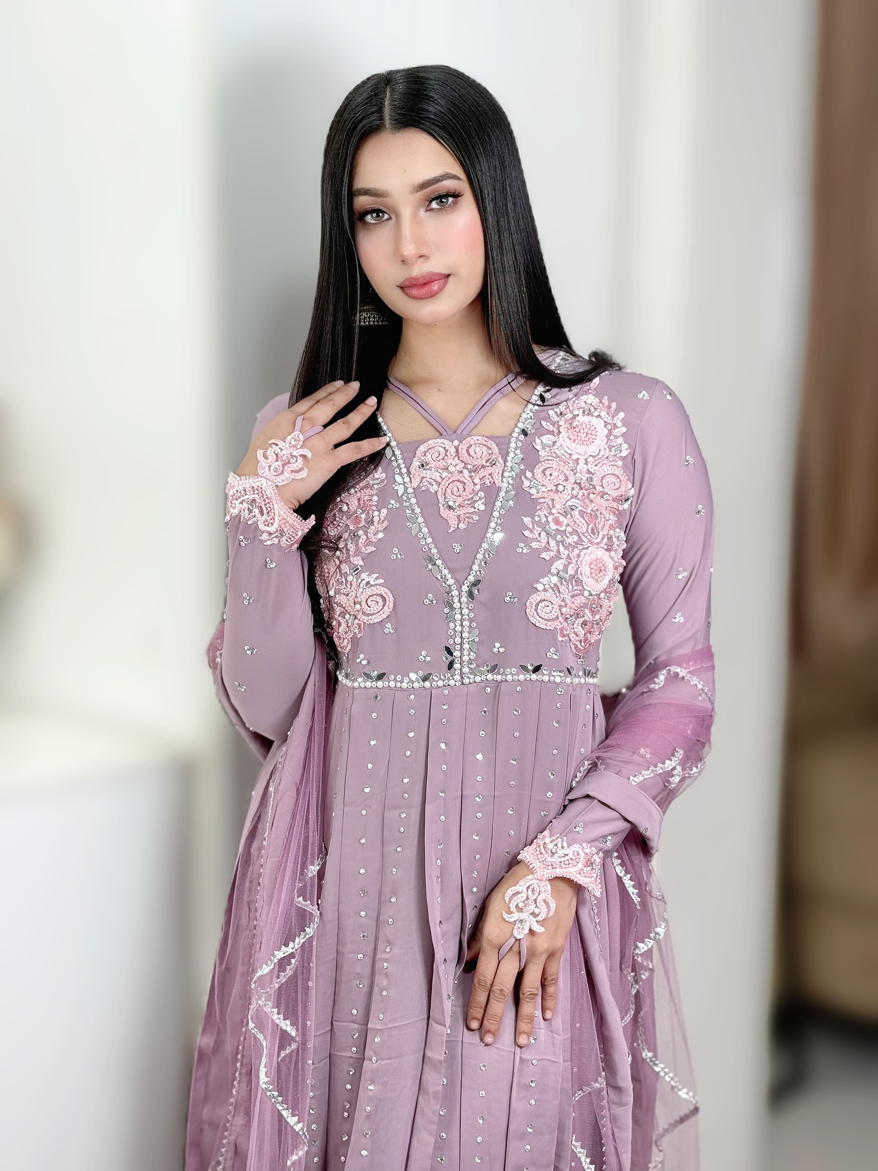 Pori gown Dusty
