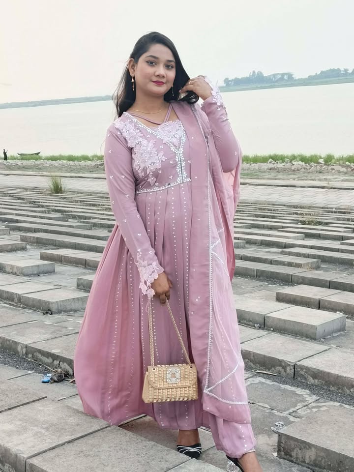 Pori gown Dusty