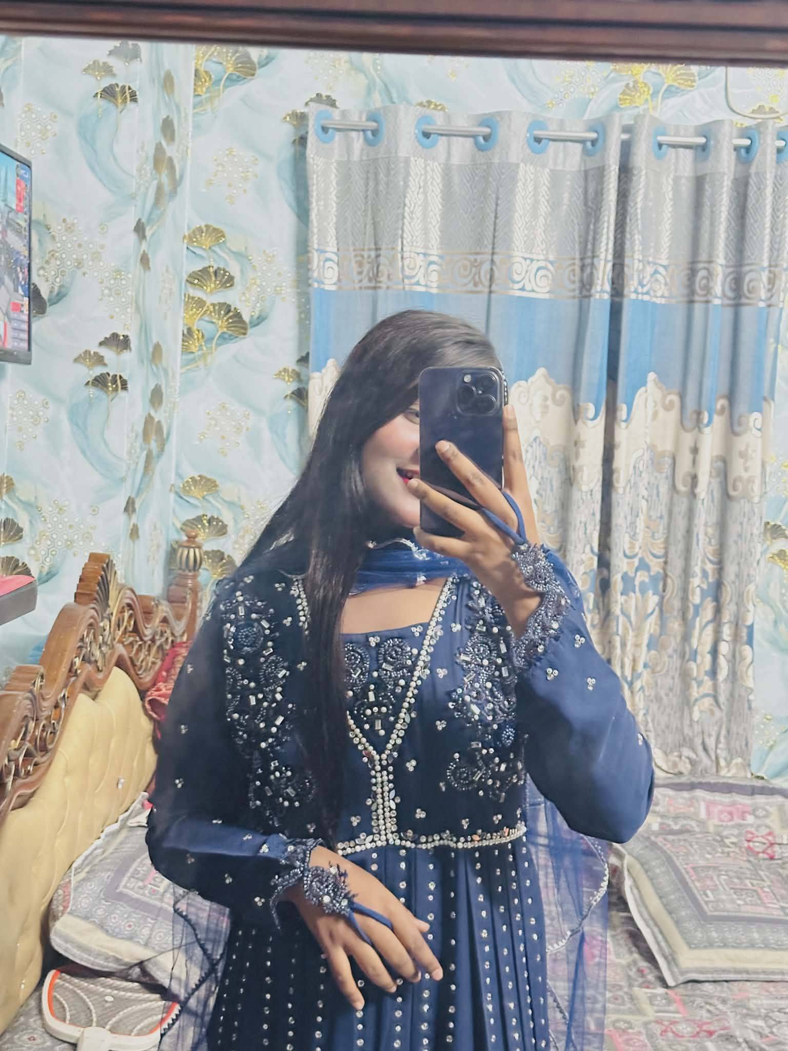 Pori gown Blue