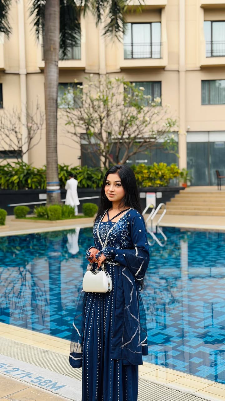 Pori gown Blue
