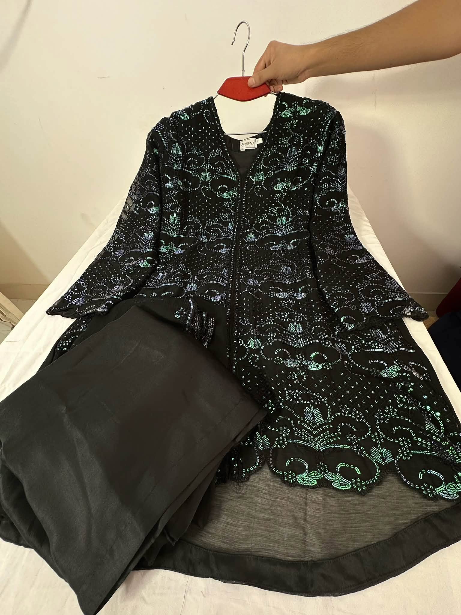 Chiffon Plazzo Black