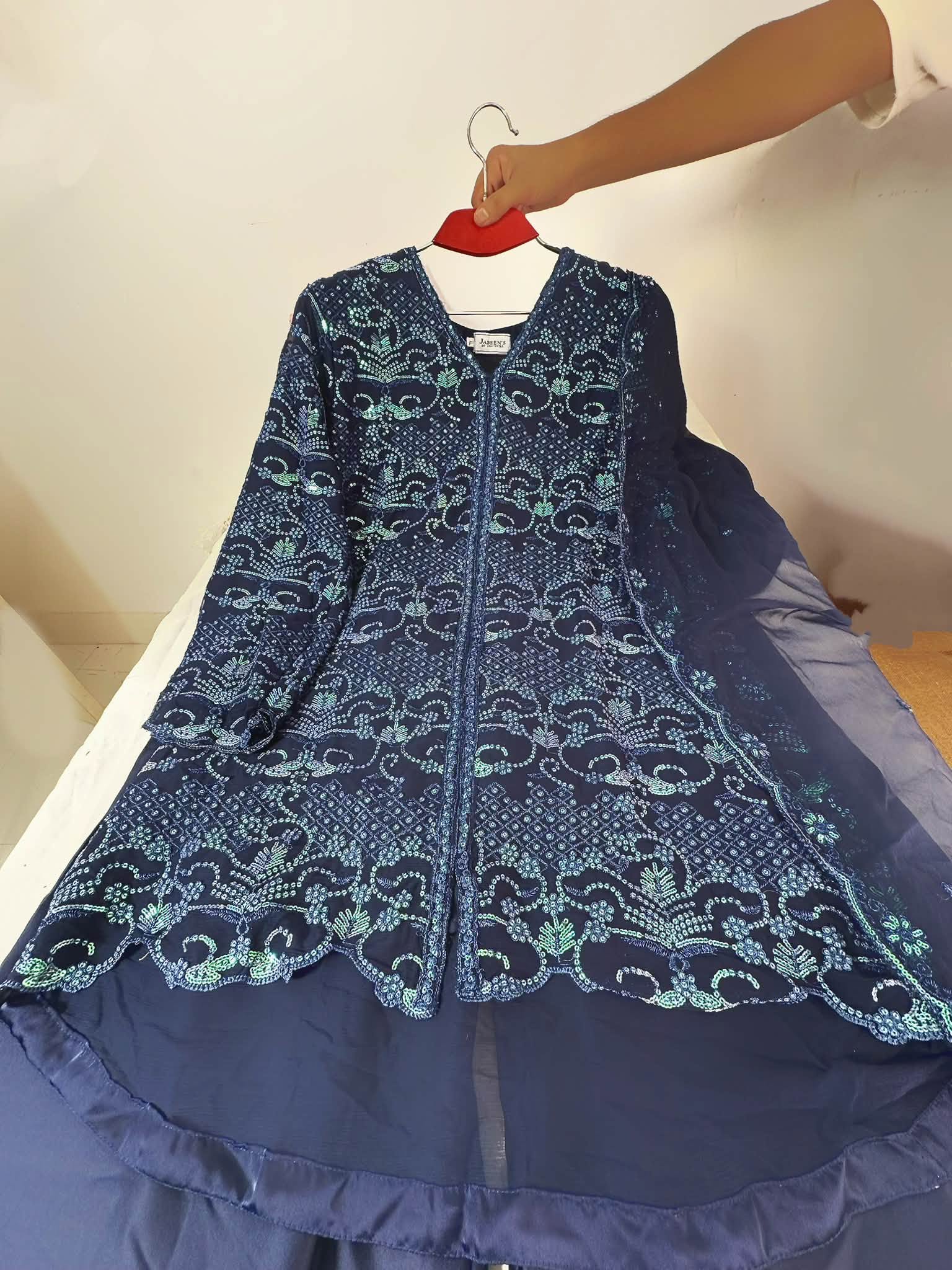Chiffon Plazzo Blue